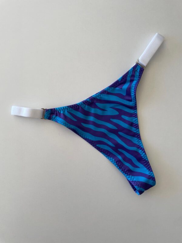 COLALESS DE LYCRA- CEBRA AZUL Y VIOLETA - TALLE 1 - BS106