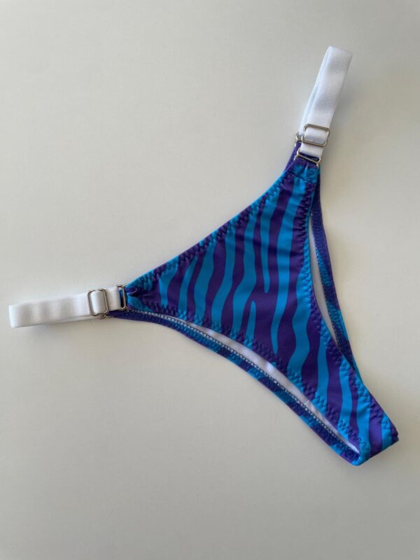 COLALESS DE LYCRA- CEBRA AZUL Y VIOLETA - TALLE 1 - BS106