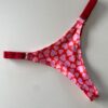 COLALESS DE LYCRA- CORAZONES ROJOS FONDO ROSA - TALLE 1 - BS16
