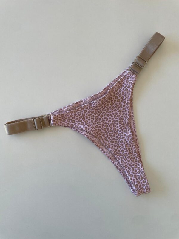 COLALESS ALGODON - PRINT ROSA Y MARRON- TALLE 1 - LR59
