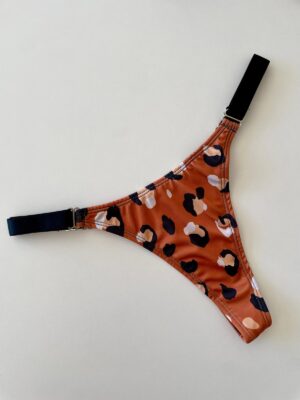 COLALESS DE LYCRA- ANIMAL PRINT MARRON 3.0 - TALLE 1 - BS113