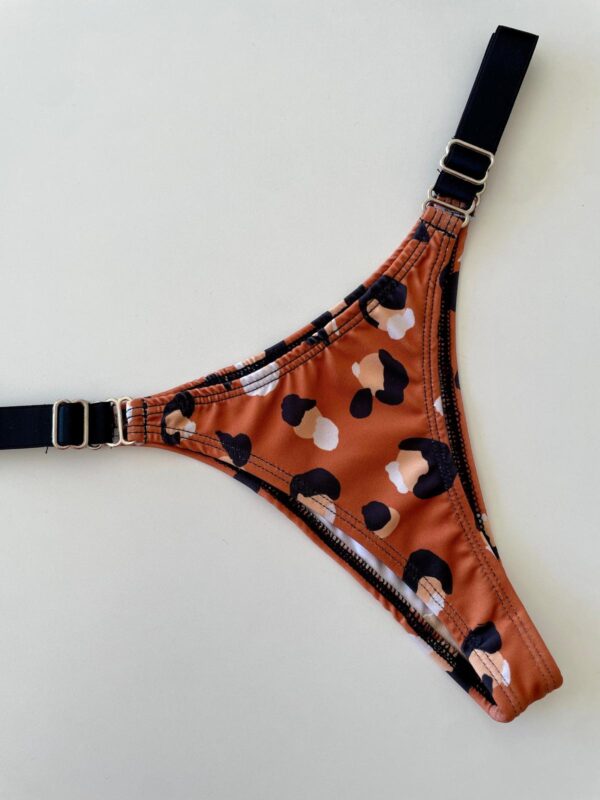 COLALESS DE LYCRA- ANIMAL PRINT MARRON 3.0 - TALLE 1 - BS113