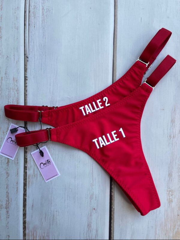 COLALESS DE LYCRA- ROJA - TALLE 2 - BS02