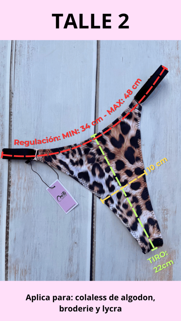 COLALESS DE LYCRA- VAQUERA- TALLE 2 - BS114