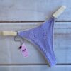 COLALESS BRODERIE - LILA - TALLE 1 - BR06