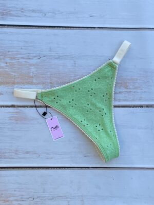 COLALESS BRODERIE - VERDE - TALLE 2 - BR05
