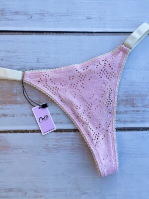 COLALESS BRODERIE - ROSA CLARA - TALLE 2 - BR13