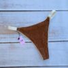 COLALESS BRODERIE - CHOCOLATE - TALLE 2 - BR09