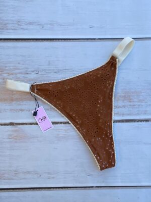 COLALESS BRODERIE - CHOCOLATE - TALLE 2 - BR09