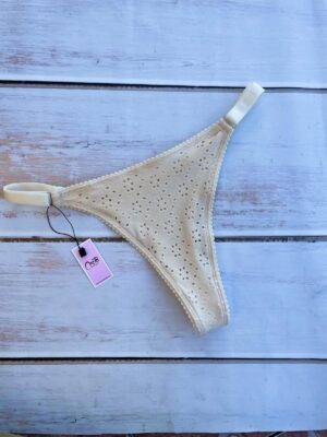 COLALESS BRODERIE - CREMA - TALLE 2 - BR12