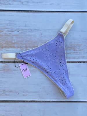 COLALESS BRODERIE - LILA - TALLE 2 - BR06