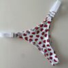 COLALESS ALGODON - CORAZONES ROJOS - TALLE 2 - LR17