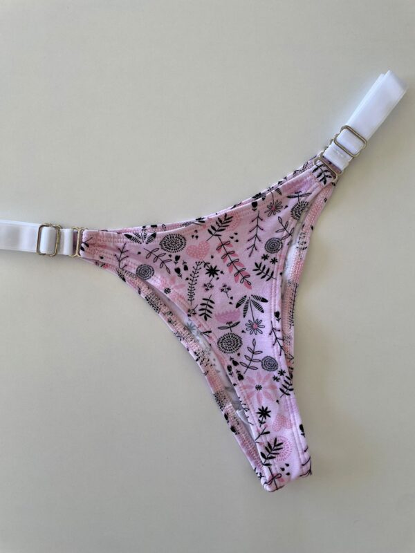 COLALESS ALGODON - PRIMAVERA FONDO ROSA - TALLE 1- LR29