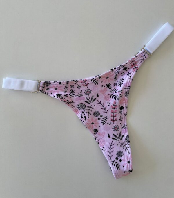 COLALESS ALGODON - PRIMAVERA FONDO ROSA - TALLE 1- LR29