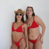 BIKINI - GRECIA -ROJO TEXTURADO- BK602