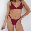 BIKINI - GRECIA -MALBEC TEXTURADO- BK604