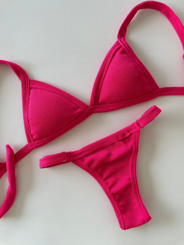 BIKINI - GRECIA -FUCSIA TEXTURADO- BK603