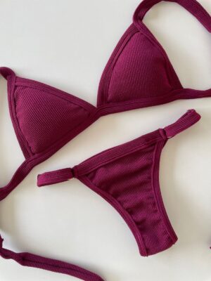 BIKINI - GRECIA -MALBEC TEXTURADO- BK604