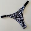 COLALESS DE LYCRA -FLORES CON FONDO NEGRO- TALLE 1- BS110
