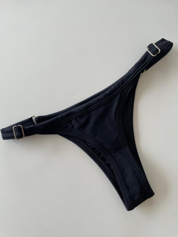 BIKINI - CRETA NEGRA LISA- BK606