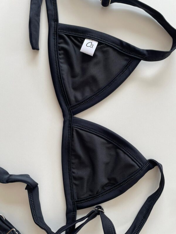 BIKINI - CRETA NEGRA LISA- BK606