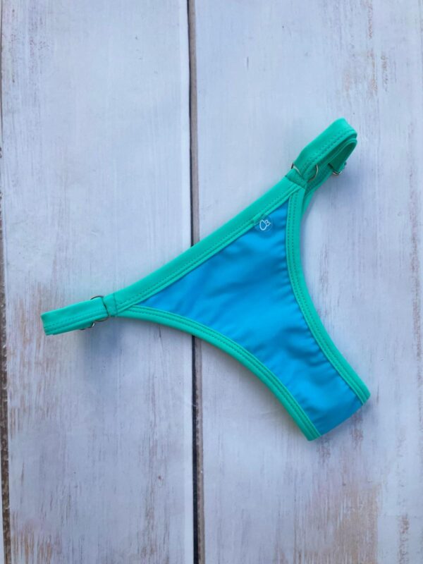 BIKINI - CRETA CELESTE CON VERDE AGUA- BK609