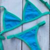 BIKINI - CRETA CELESTE CON VERDE AGUA- BK609