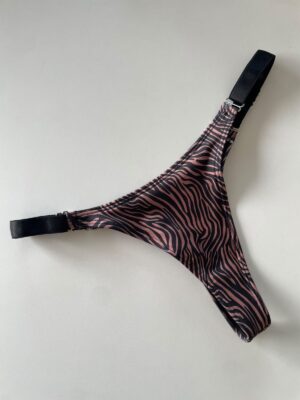 COLALESS DE LYCRA - CEBRA MARRON Y NEGRA- TALLE 2 - BS22
