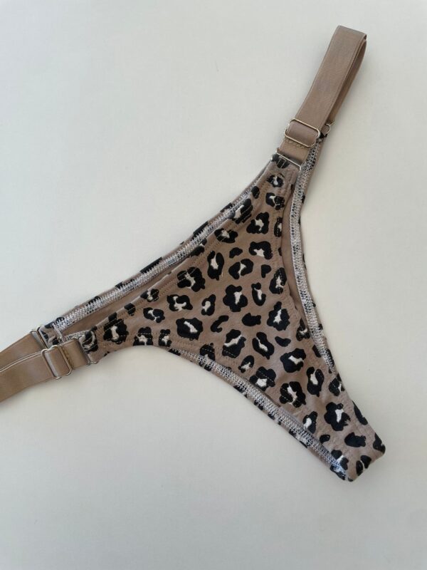 COLALESS ALGODON - PRINT MARRON- TALLE 1- LR42