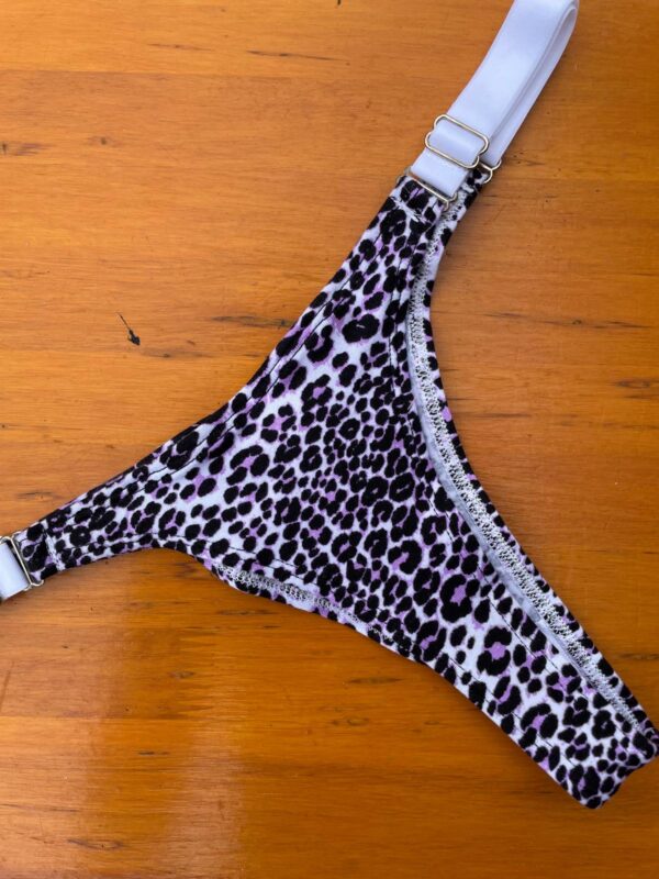 COLALESS ALGODON - PRINT CON MANCHITAS VIOLETA- TALLE 1- LR21