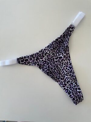 COLALESS ALGODON - PRINT CON MANCHITAS VIOLETA- TALLE 2- LR21