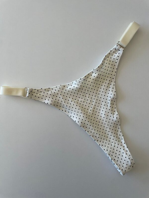 COLALESS ALGODON - FONDO BLANCO FLORES ROSAS - TALLE 2 - LR39