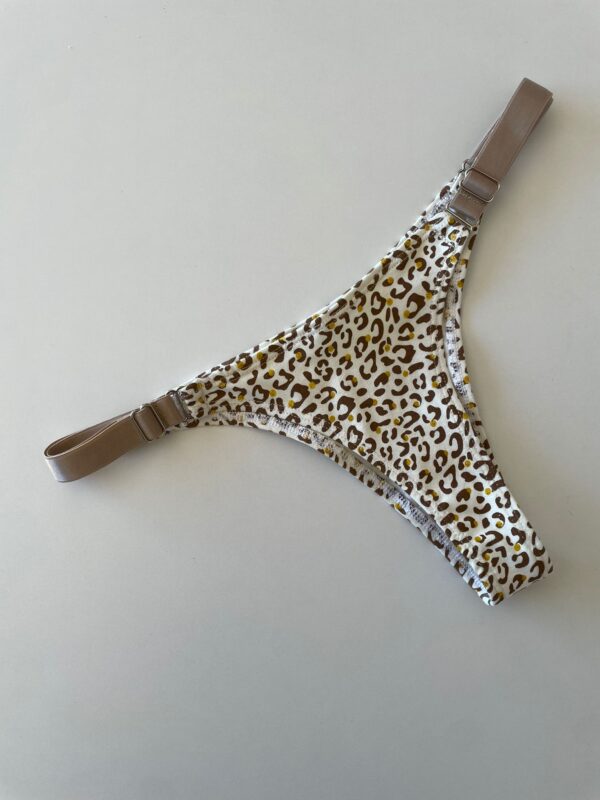 COLALESS ALGODON - CREMA Y AMARILLA CON GLITERS - TALLE 2- LR45