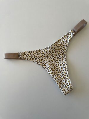 COLALESS ALGODON - CREMA Y AMARILLA CON GLITERS - TALLE 1 - LR45