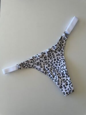 COLALESS ALGODON - FONDO BLANCO FLORES ROSAS - TALLE 1 - LR36