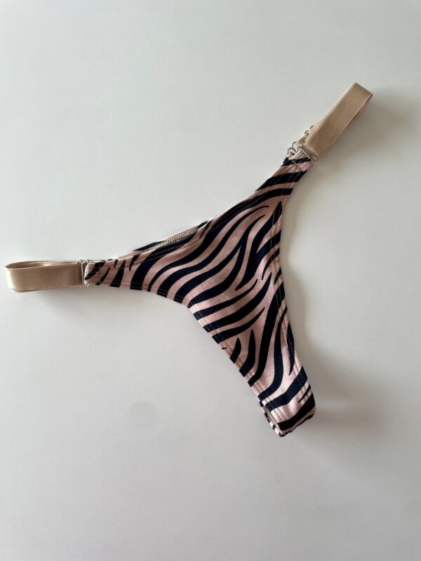 COLALESS ALGODON - CEBRA NUDE Y NEGRO - TALLE 1 - LR45