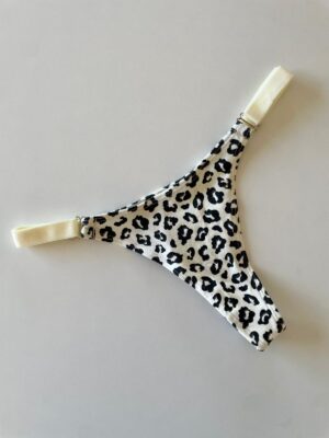 COLALESS ALGODON - PRINT CREMA CON NEGRO- TALLE 1 - LR49