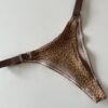COLALESS ALGODON - PRINT MARRON- TALLE 2- LR50