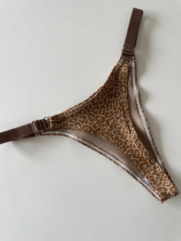 COLALESS ALGODON - PRINT MARRON- TALLE 2- LR50