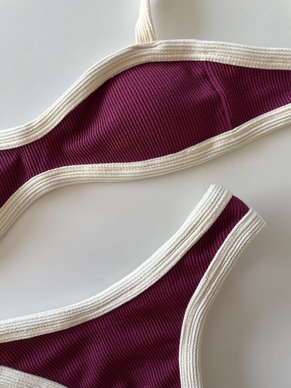 BIKINI - PARIS -UVA CON BORDES CREMA- BK07