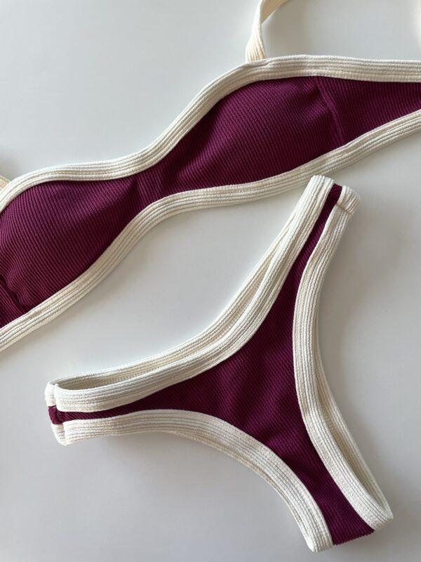 BIKINI - PARIS -UVA CON BORDES CREMA- BK07
