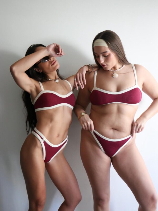 BIKINI - PARIS -UVA CON BORDES CREMA- BK07